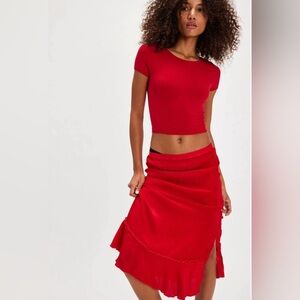 FREE PEOPLE Cap Sleeve Seamless Cami Top